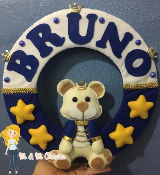 Porta maternidade Ursinho Principe